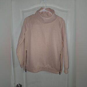 The Sweatshirt Project Pink Ribbed Pullover Sz S. D-1204